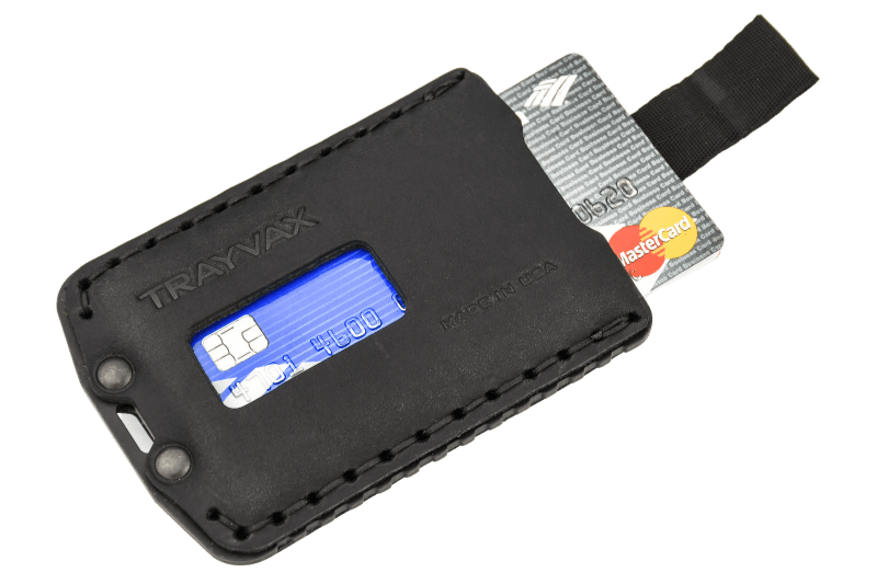 Trayvax Enterprises Wallet in Black Stealth Black