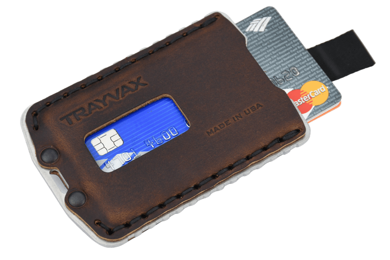 Trayvax Enterprises Wallet in Ascent Raw Mississippi Mud