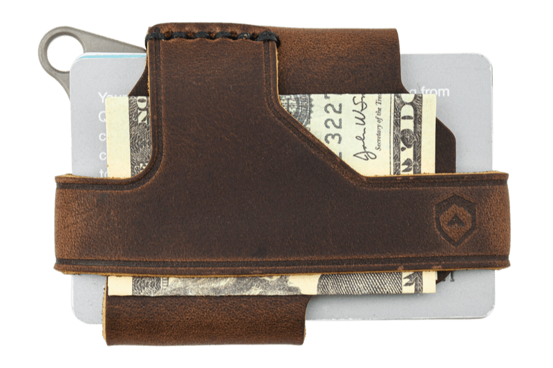 Trayvax Enterprises Contour Wallet in Titanium Mississippi Mud 