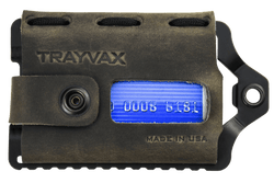 Trayvax Enterprises Wallet in Black Steel Grey