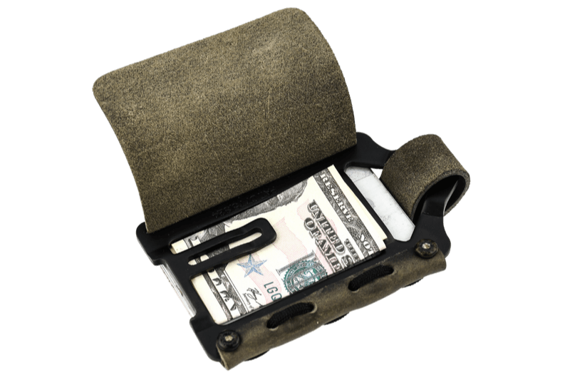 Trayvax Enterprises Element Wallet Black Steel Gray