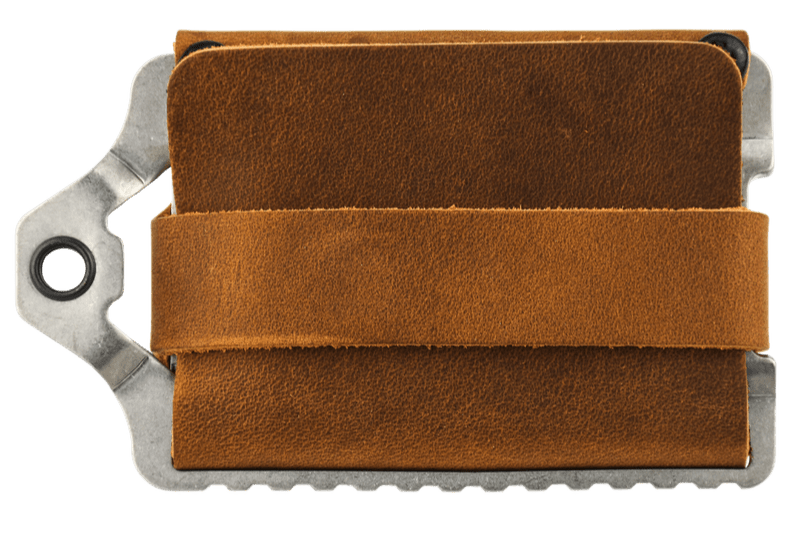 Trayvax Enterprises Element Wallet in Raw Tobacco Brown