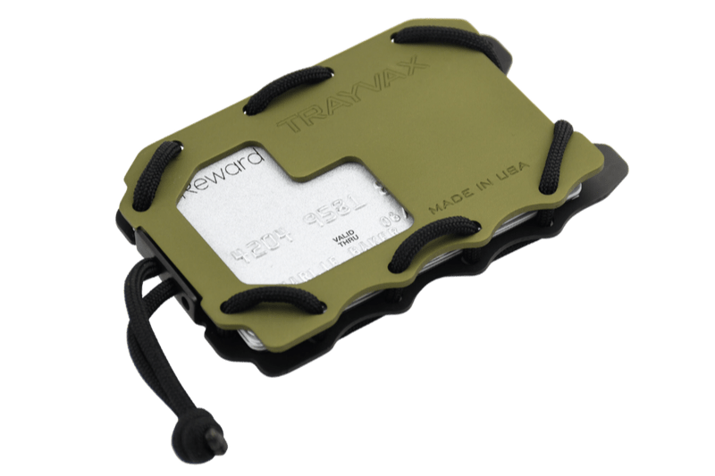 Trayvax Enteprrises Original Wallet in OD GREEN 