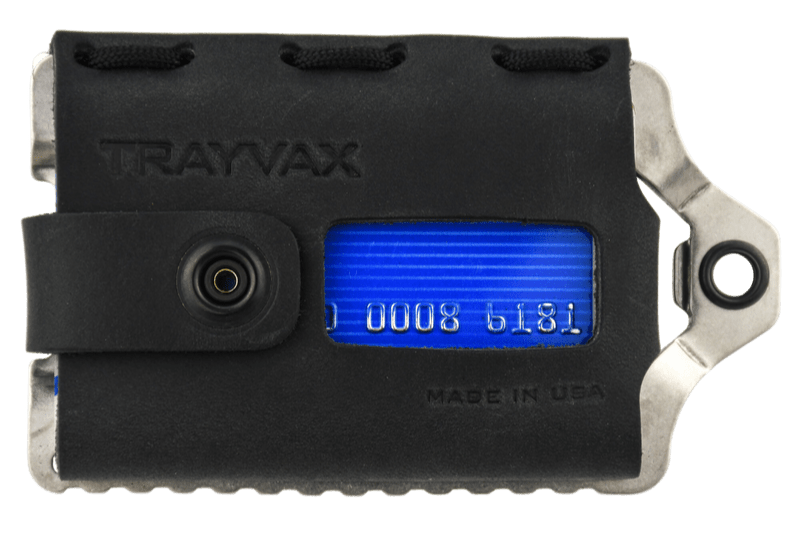 Trayvax Enterprises Wallet in Raw Stealth Black