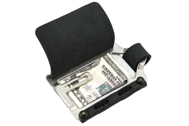 Trayvax Enterprises Raw Element Wallet in Stealth Black