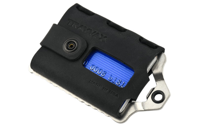 Trayvax Enterprises Element Wallet in Raw Stealth Black